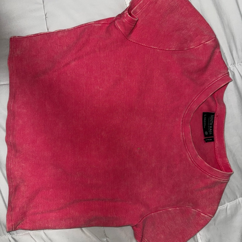 Vibrant Pink Short Sleeve Tee